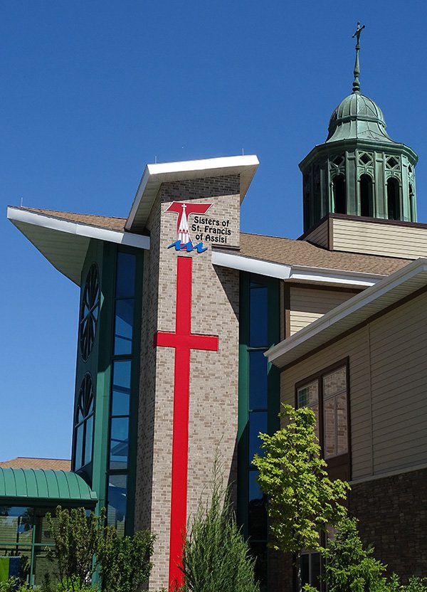 Sisters of St. Francis of Assisi Logo on building